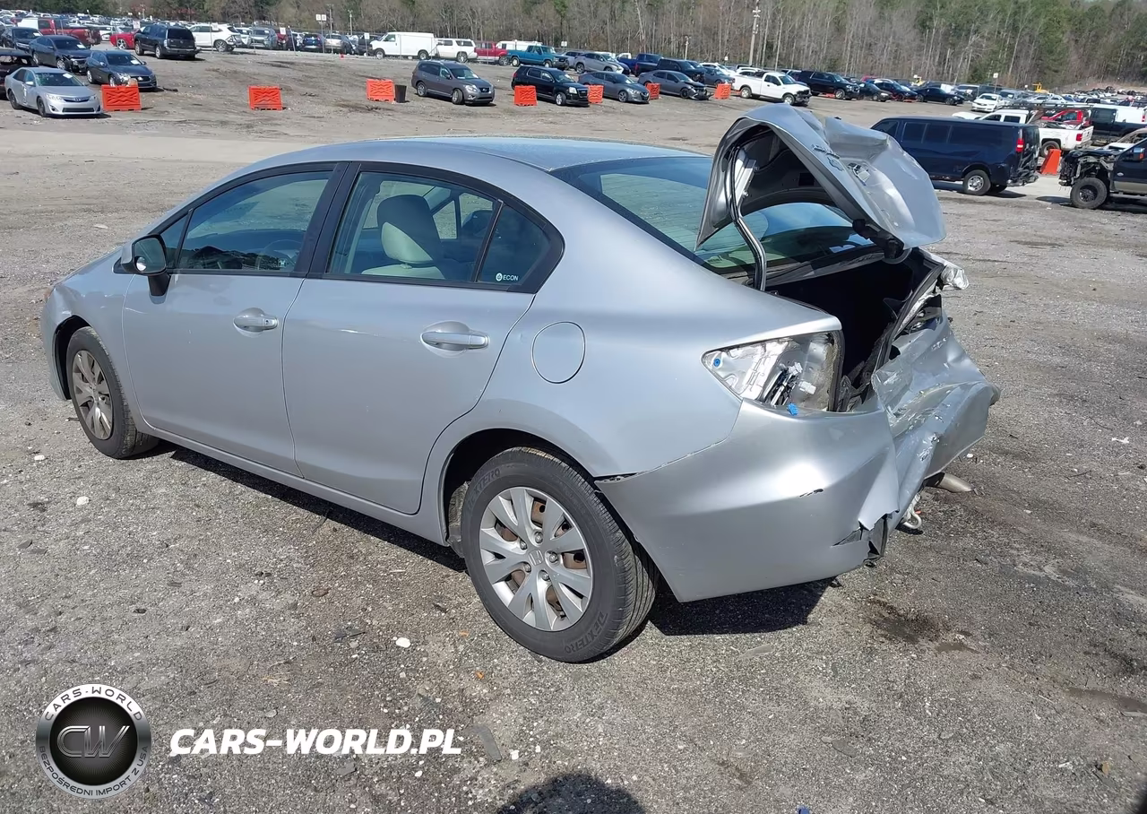 2012 Honda Civic Lx VIN:19XFB2F52CE056911 - 3