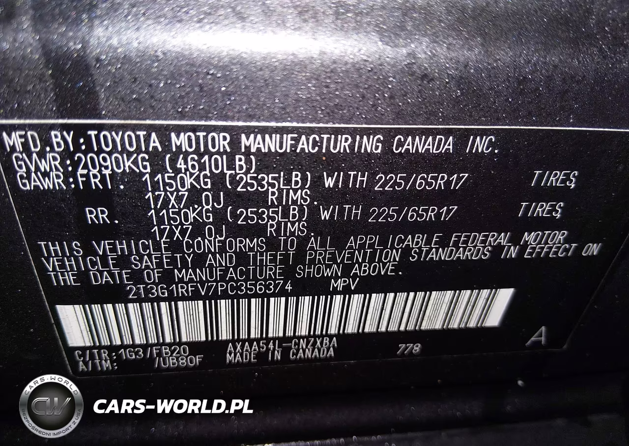 2023 Toyota Rav4 Le VIN:2T3G1RFV7PC356374 - 9
