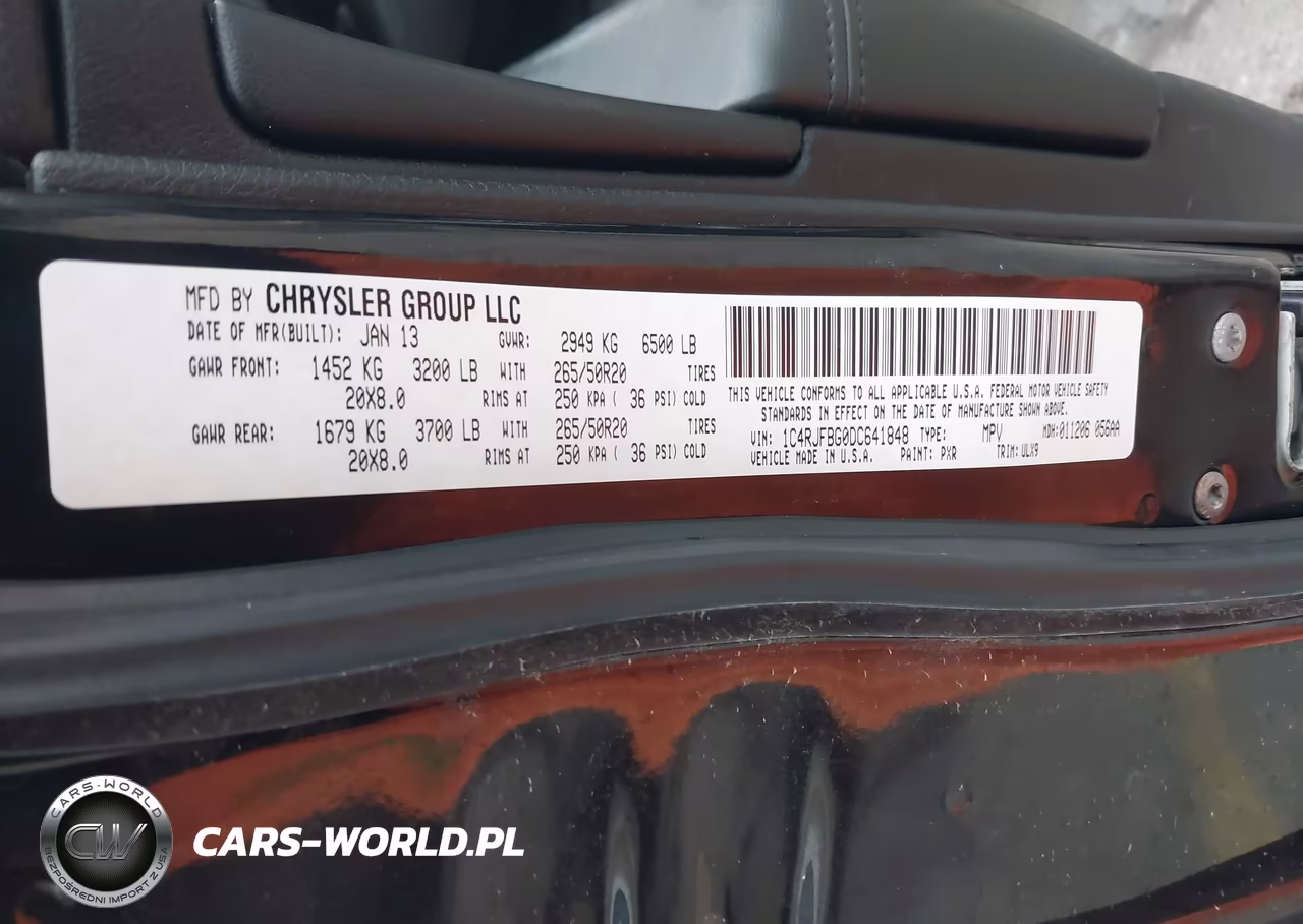 2013 Jeep Grand Cherokee Limited VIN:1C4RJFBG0DC641848 - 9