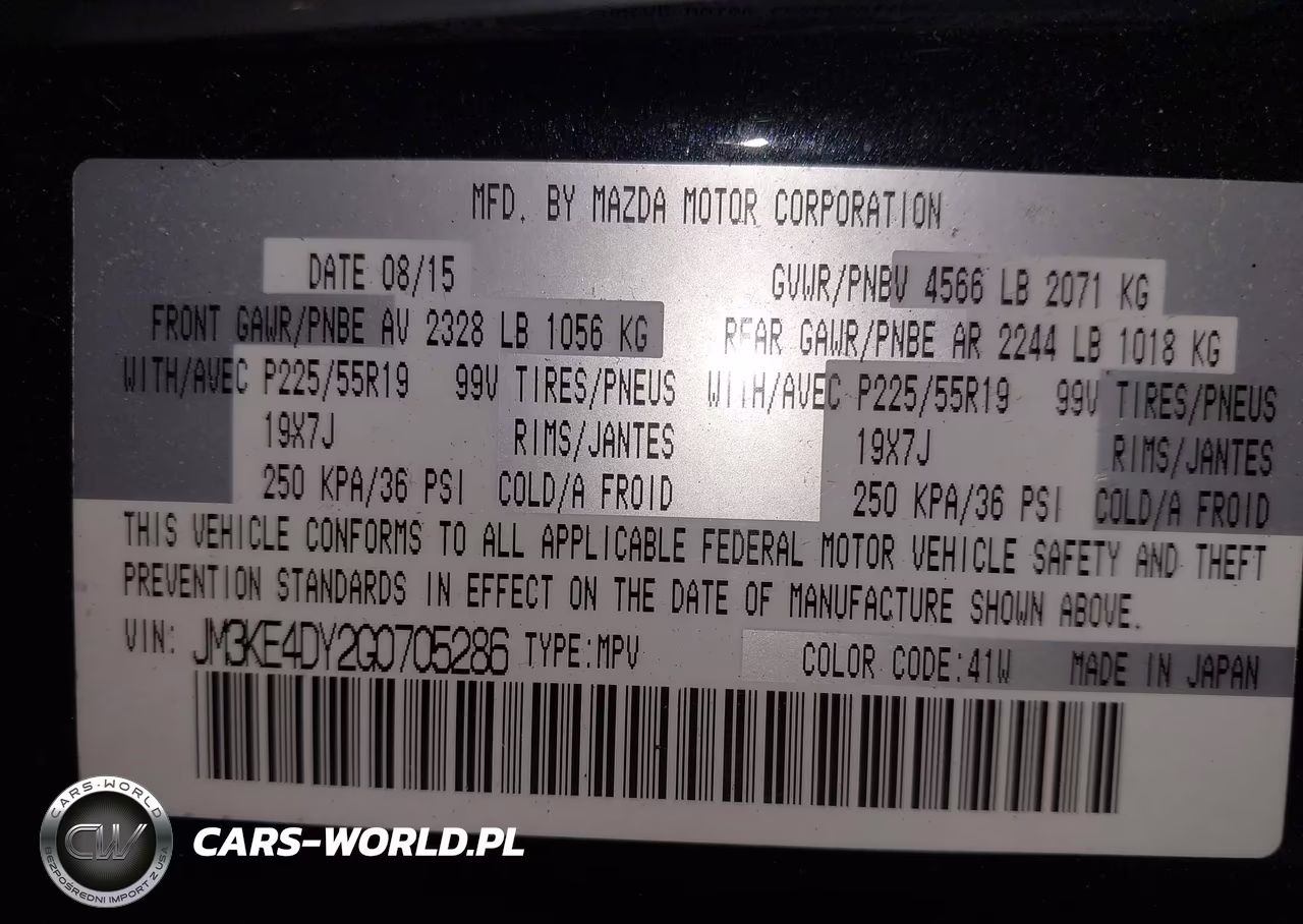2016 Mazda Cx-5 Grand Touring VIN:JM3KE4DY2G0705286 - 9