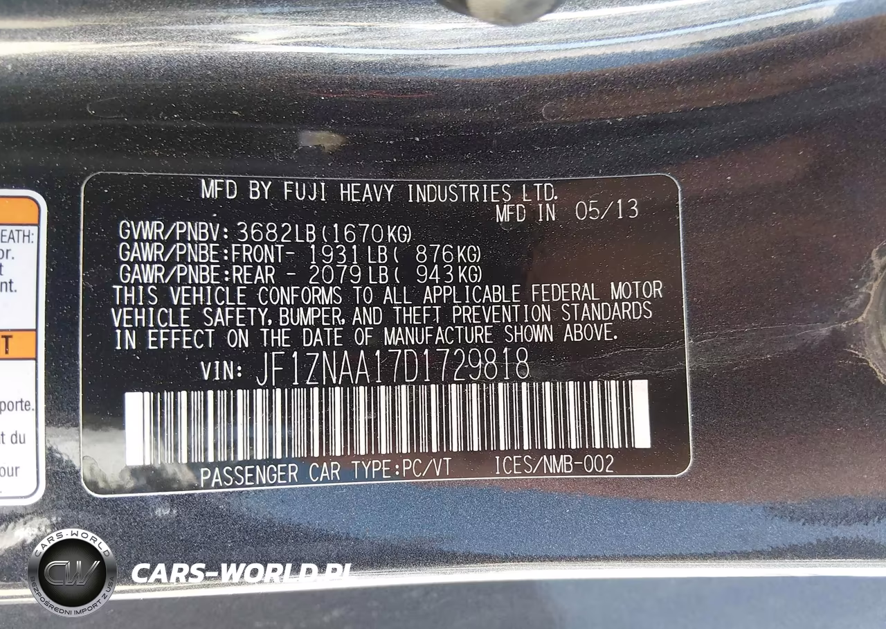 2013 Scion Fr-S VIN:JF1ZNAA17D1729818 - 9