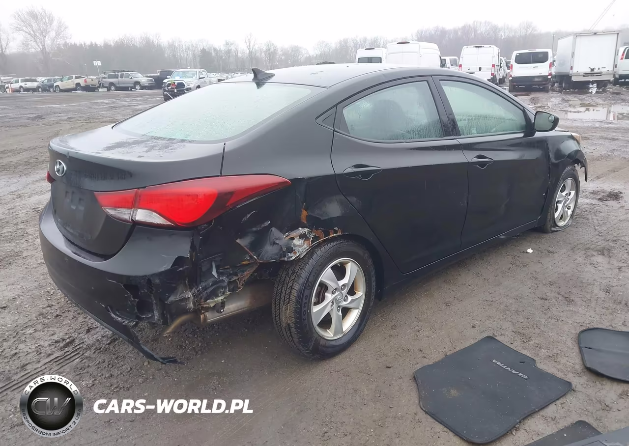 2014 Hyundai Elantra Se VIN:KMHDH4AEXEU146400 - 4