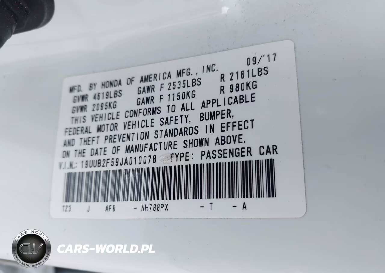 2018 Acura Tlx Tech Pkg VIN:19UUB2F59JA010078 - 9