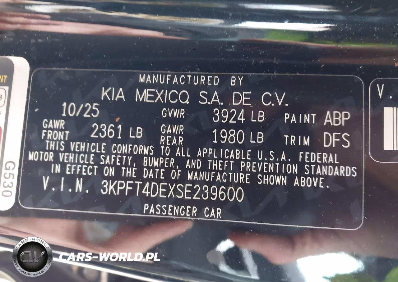 2025 Kia K4 Lx VIN:3KPFT4DEXSE239600 - 9