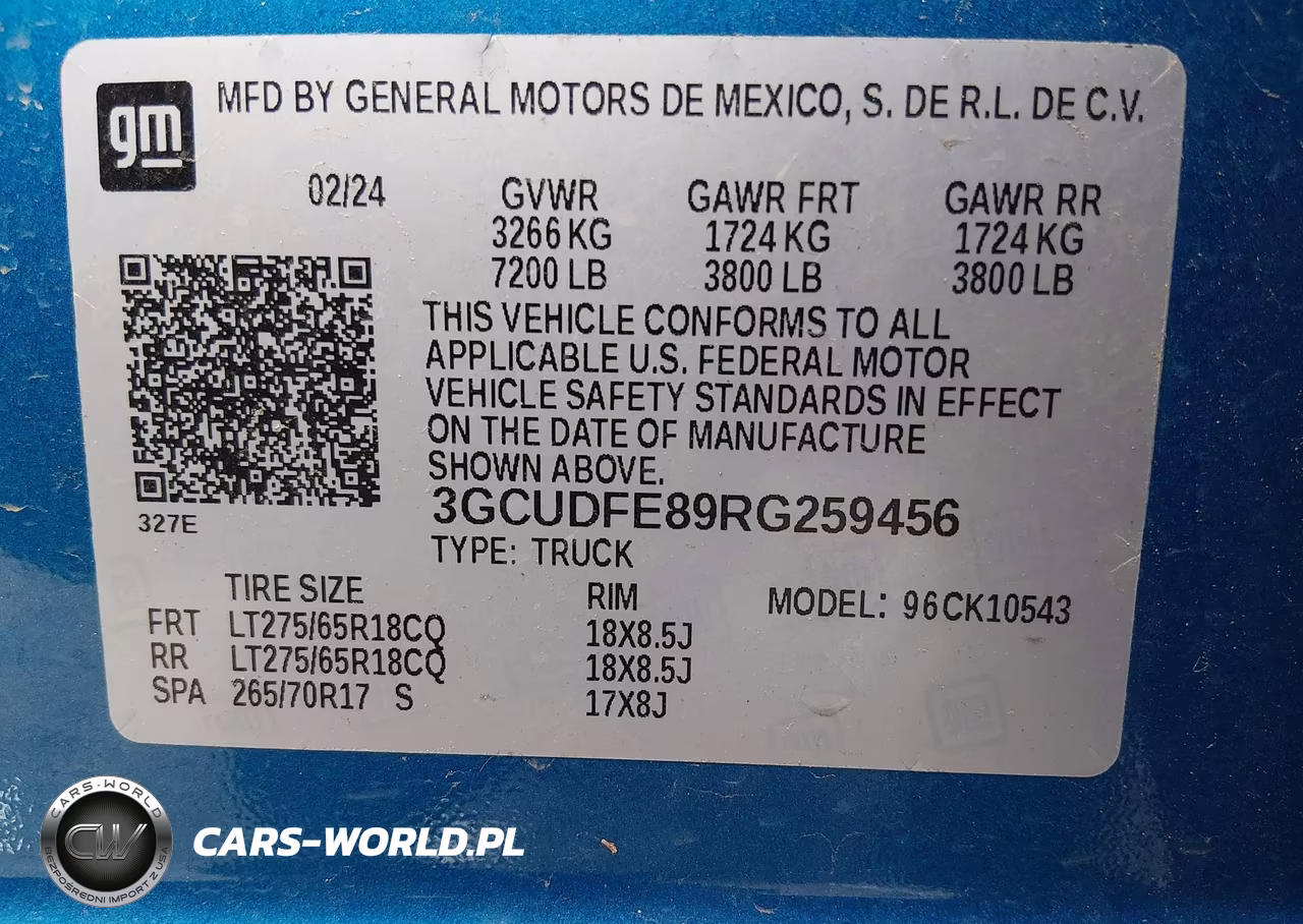 2024 Chevrolet Silverado 1500 4Wd Short Bed Lt Trail Boss VIN:3GCUDFE89RG259456 - 9