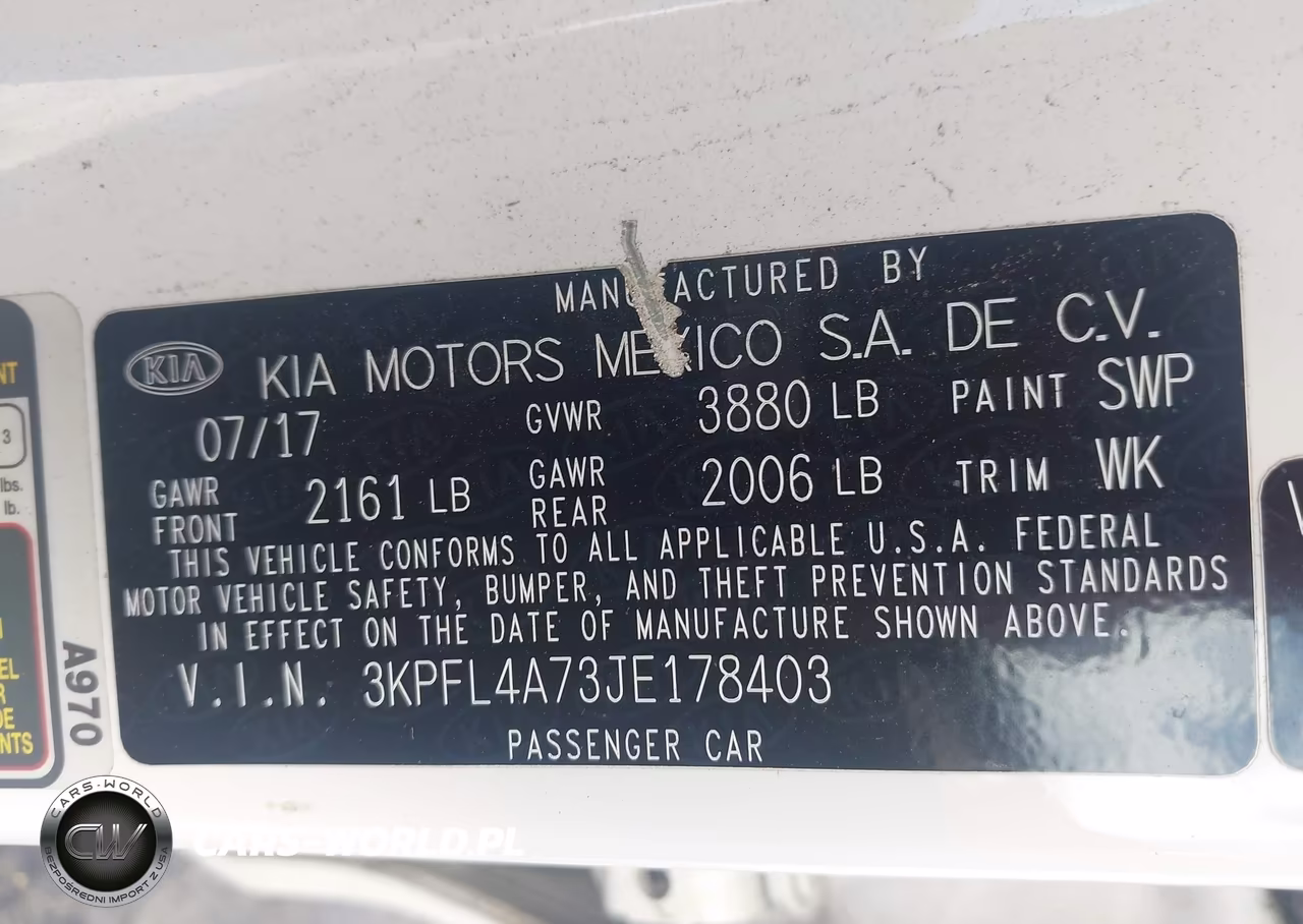 2018 Kia Forte Lx VIN:3KPFL4A73JE178403 - 9