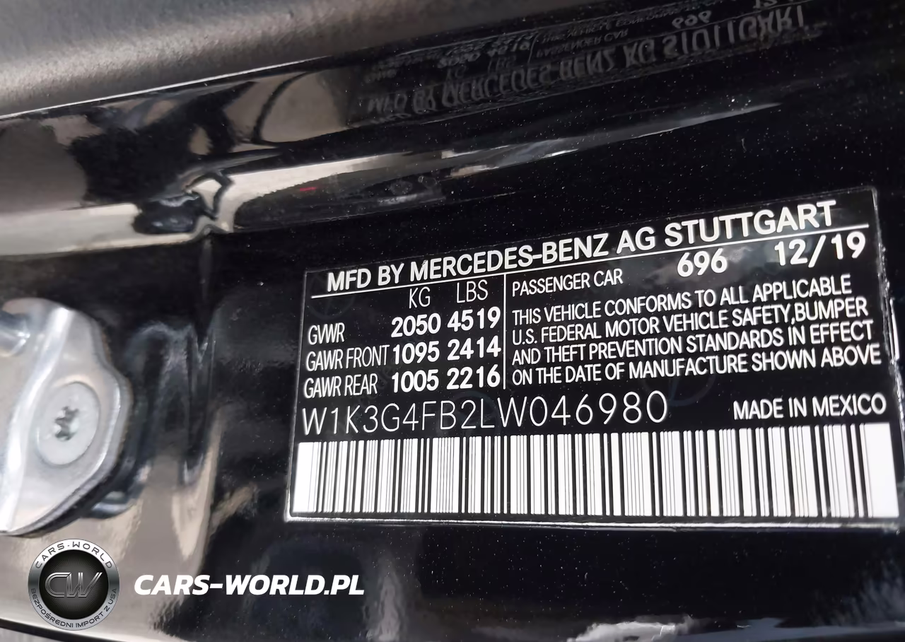 2020 Mercedes-Benz A 220 4Matic VIN:W1K3G4FB2LW046980 - 9