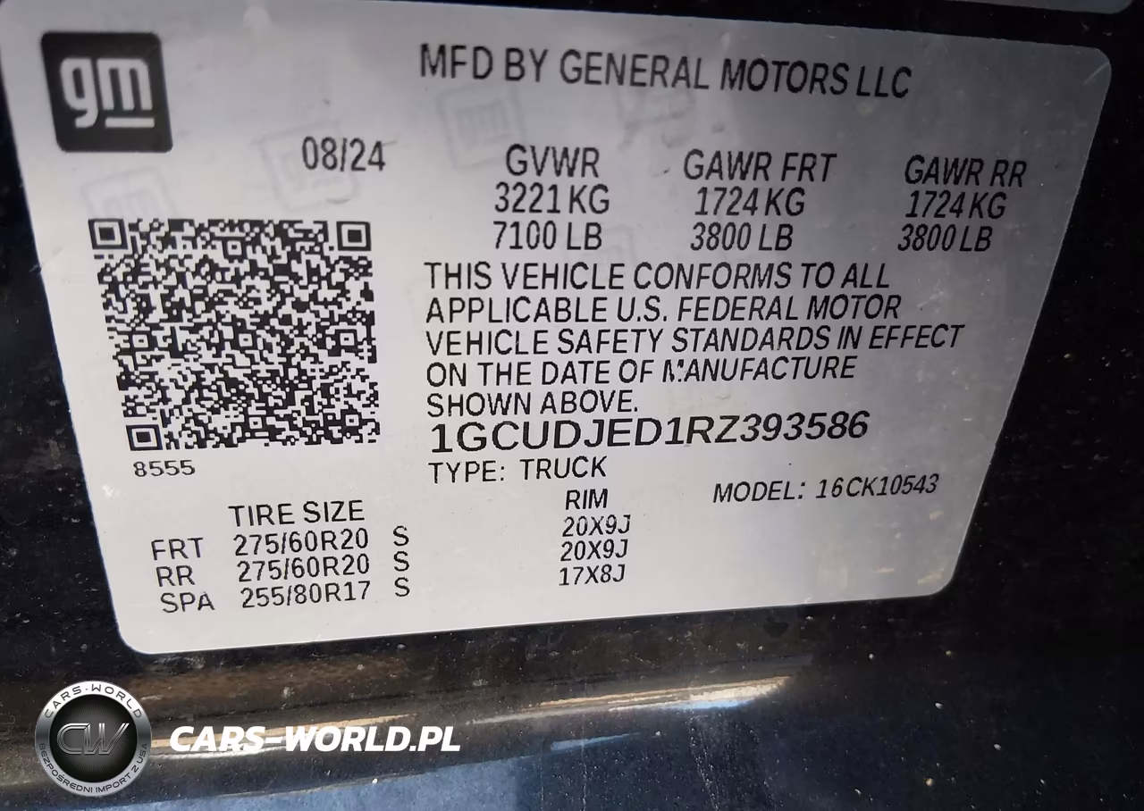 2024 Chevrolet Silverado 1500 4Wd Short Bed High Country VIN:1GCUDJED1RZ393586 - 9