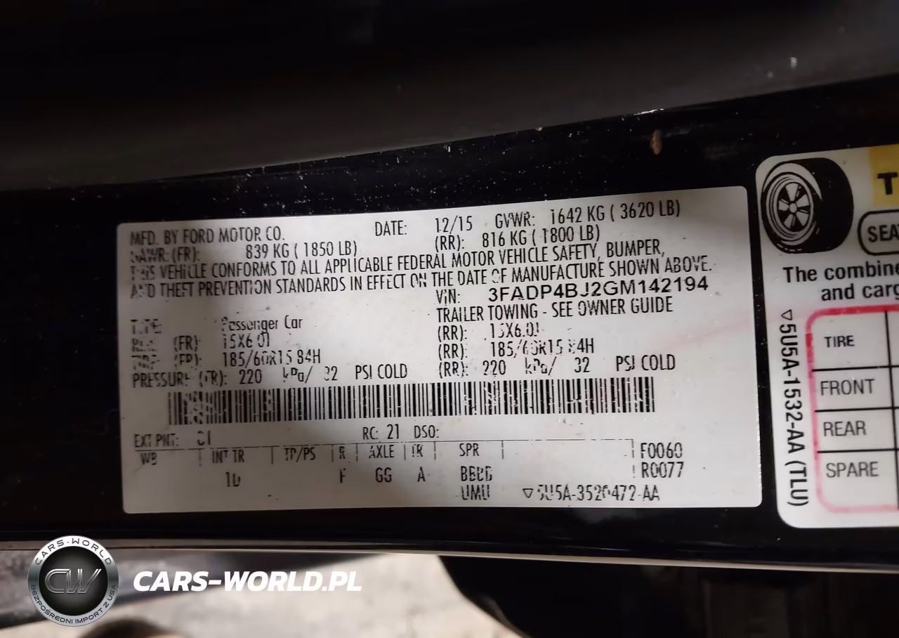 2016 Ford Fiesta Se VIN:3FADP4BJ2GM142194 - 9