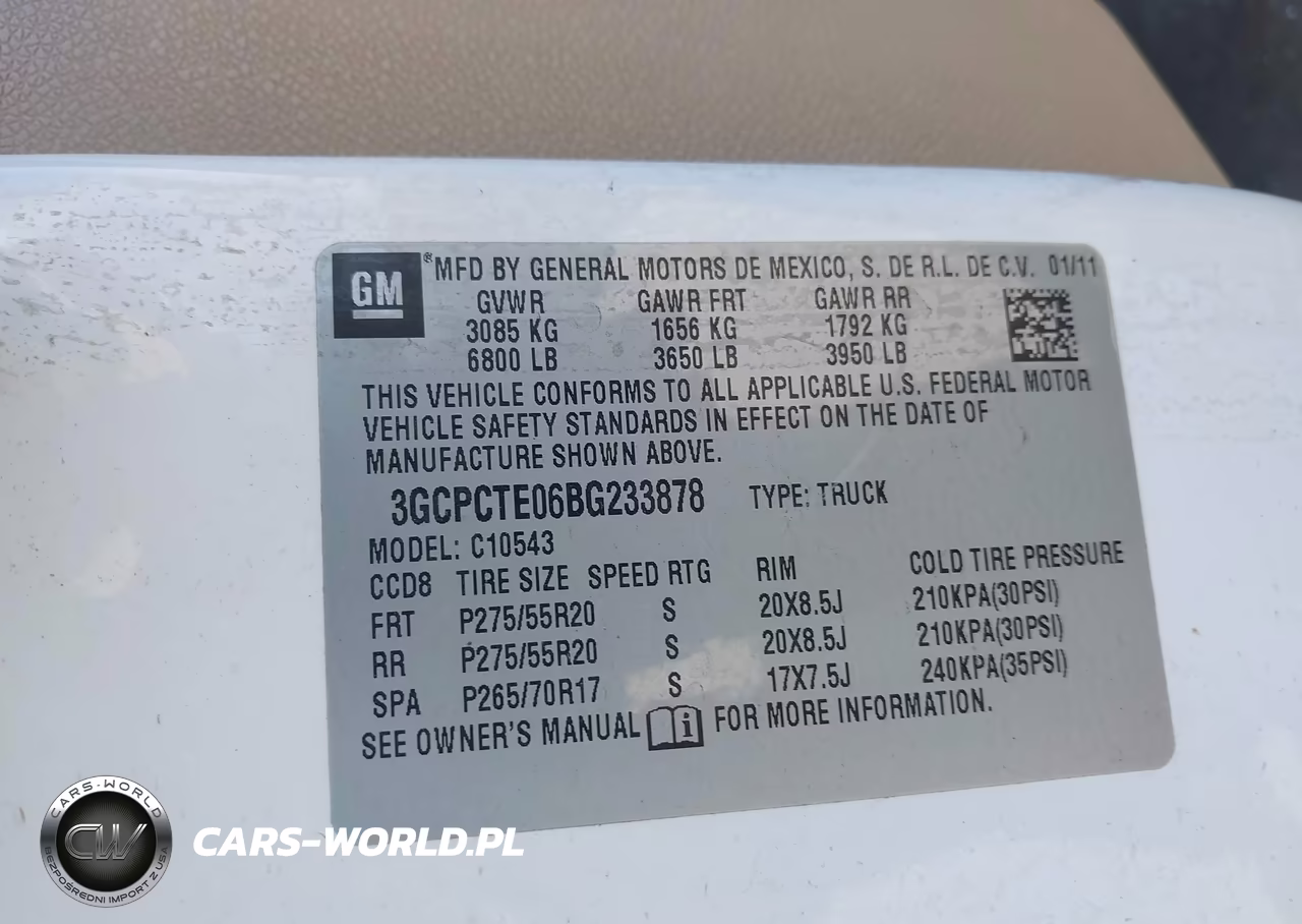 2011 Chevrolet Silverado 1500 Ltz VIN:3GCPCTE06BG233878 - 9