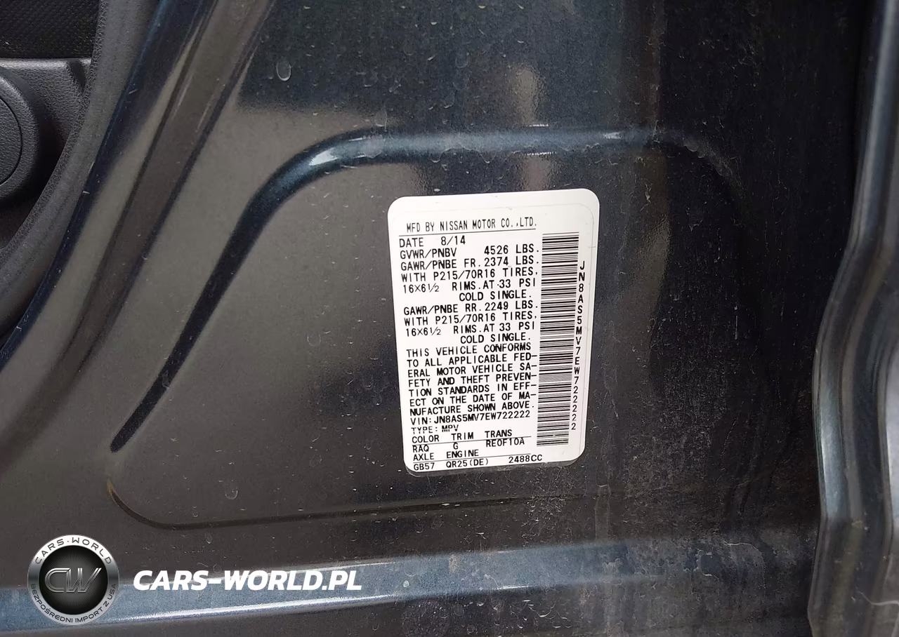 2014 Nissan Rogue Select S VIN:JN8AS5MV7EW722222 - 9