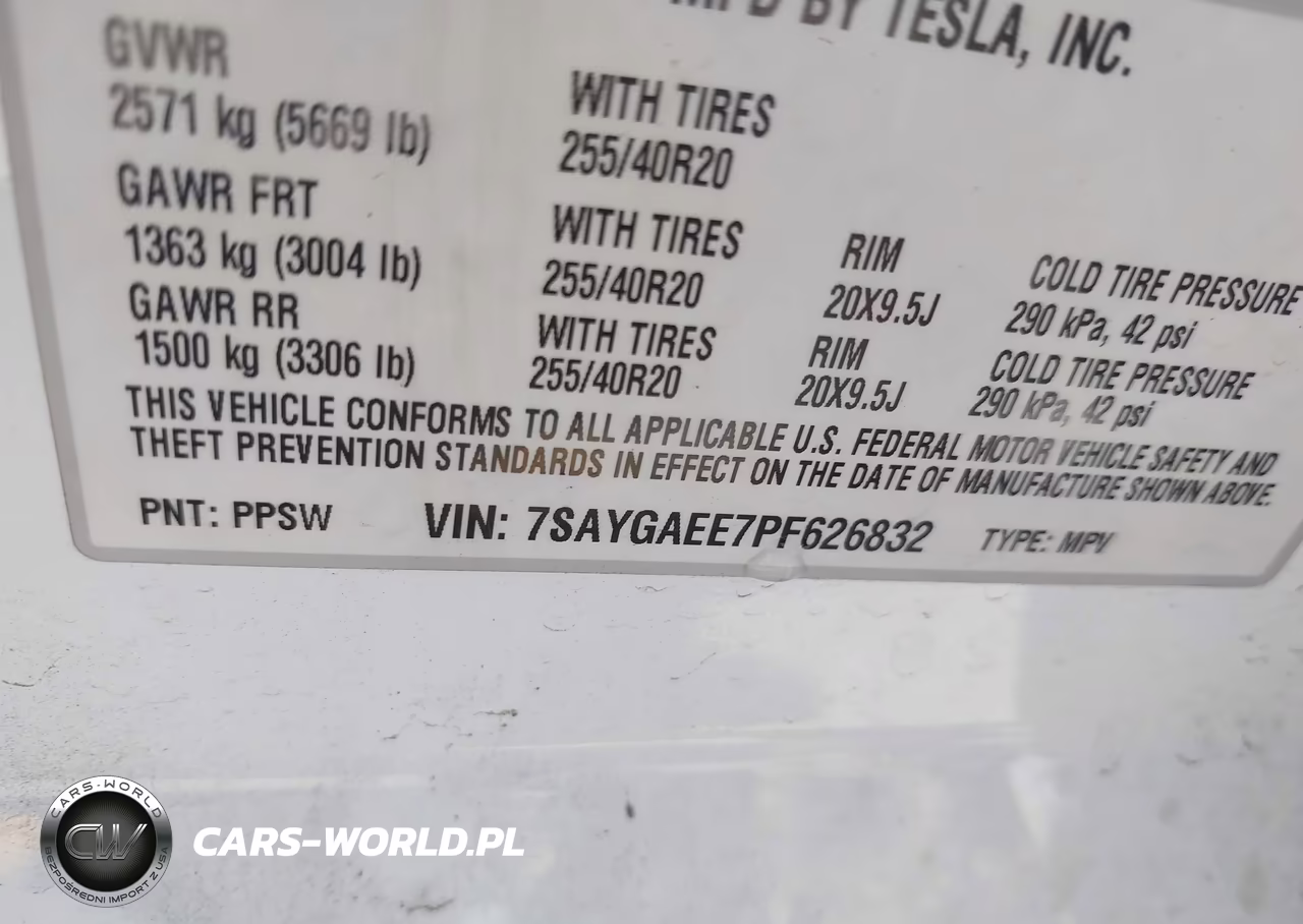 2023 Tesla Model Y Awd-Long Range Dual Motor All-Wheel Drive VIN:7SAYGAEE7PF626832 - 8