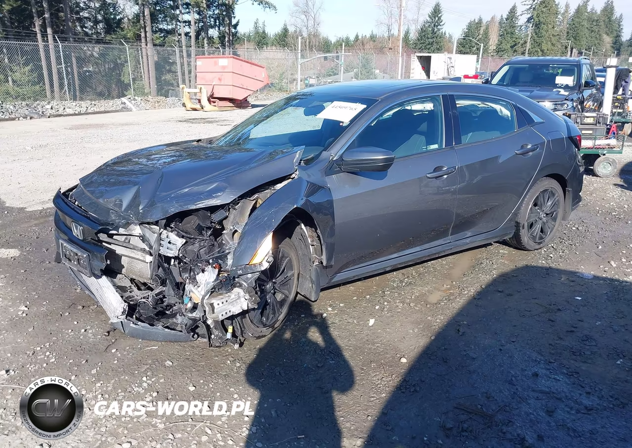 2019 Honda Civic Ex VIN:SHHFK7H61KU406488 - 2
