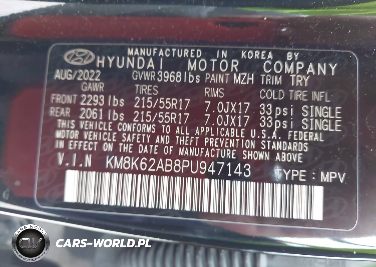 2023 Hyundai Kona Sel VIN:KM8K62AB8PU947143 - 9