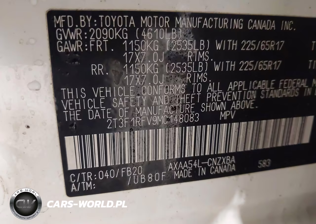 2021 Toyota Rav4 Le VIN:2T3F1RFV9MC148083 - 9