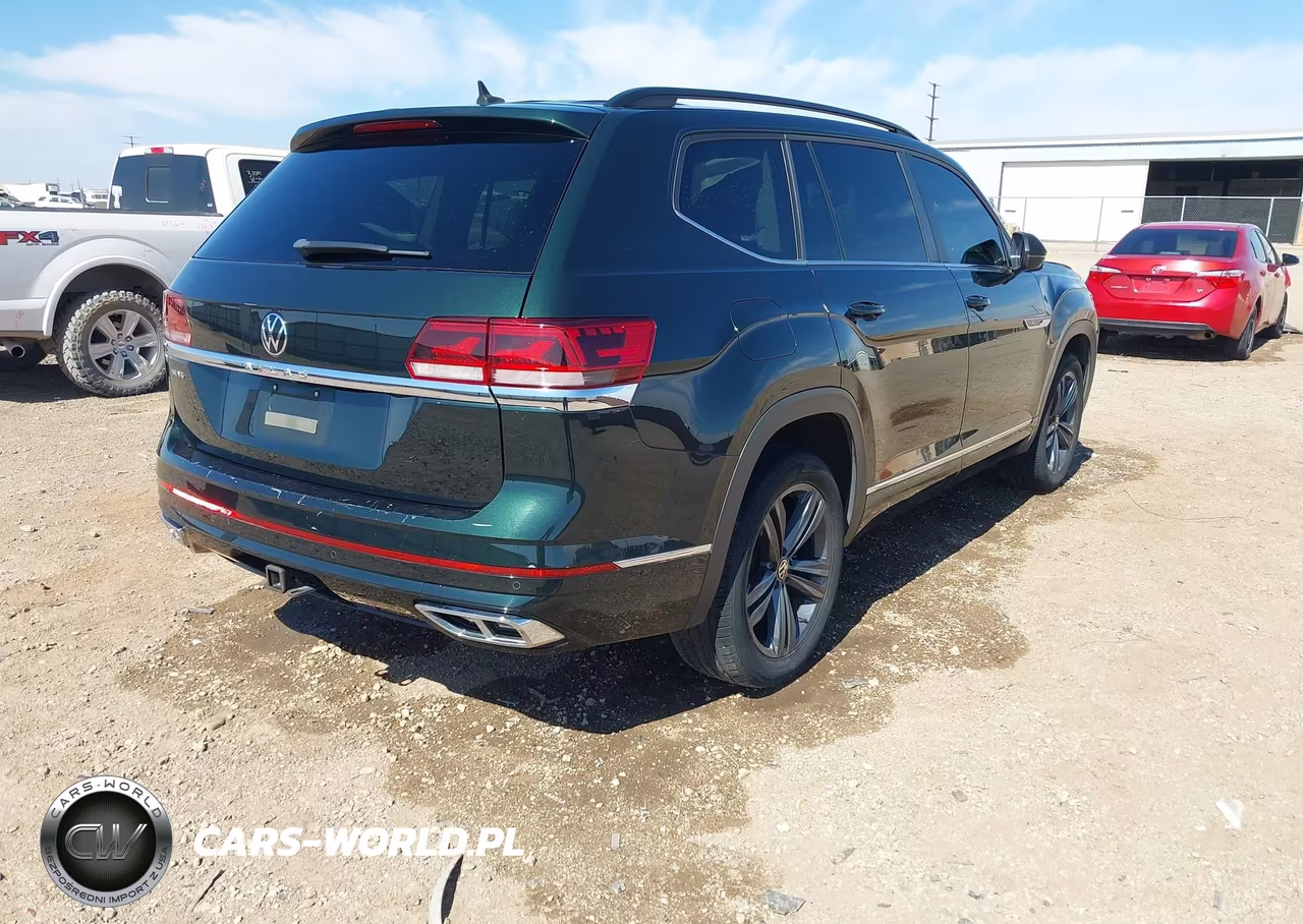 2021 Volkswagen Atlas 3.6L V6 Se W-Technology R-Line VIN:1V2PR2CA4MC526235 - 4