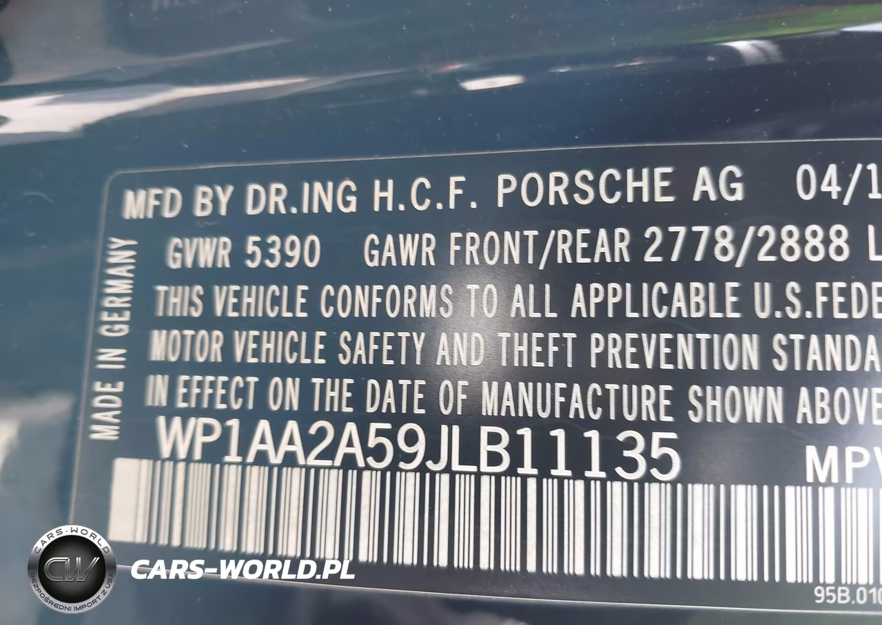 2018 Porsche Macan VIN:WP1AA2A59JLB11135 - 9
