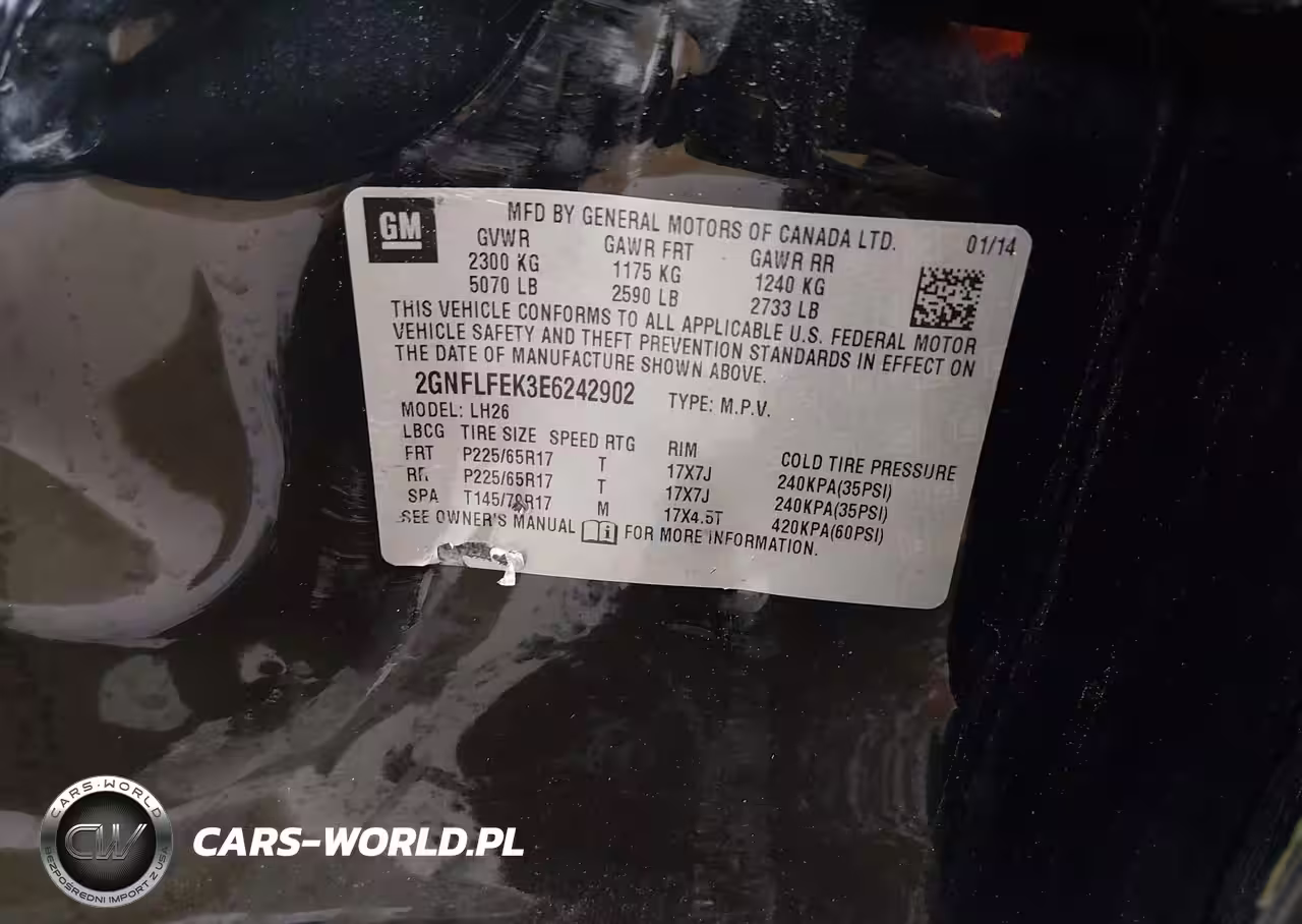 2014 Chevrolet Equinox 1Lt VIN:2GNFLFEK3E6242902 - 9