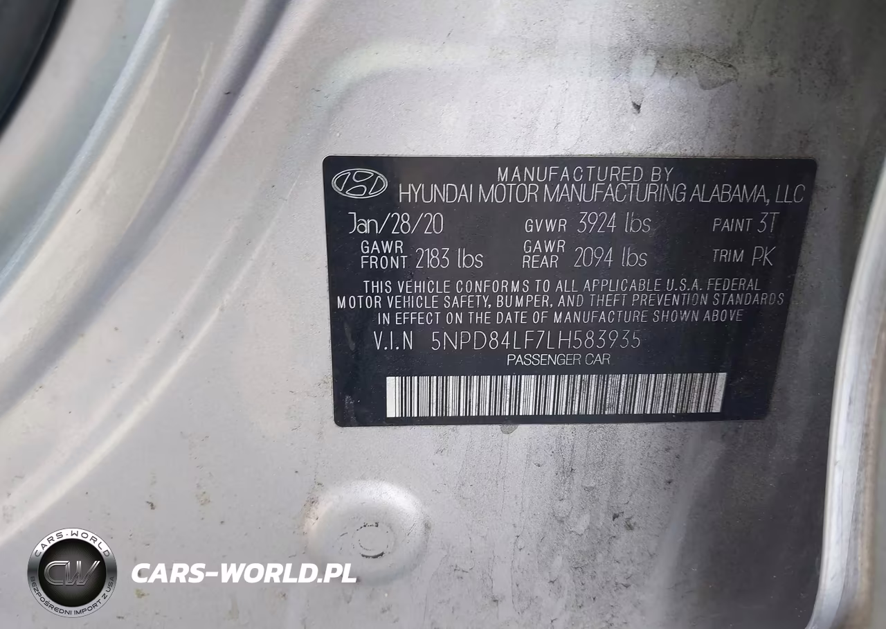 2020 Hyundai Elantra Sel VIN:5NPD84LF7LH583935 - 9