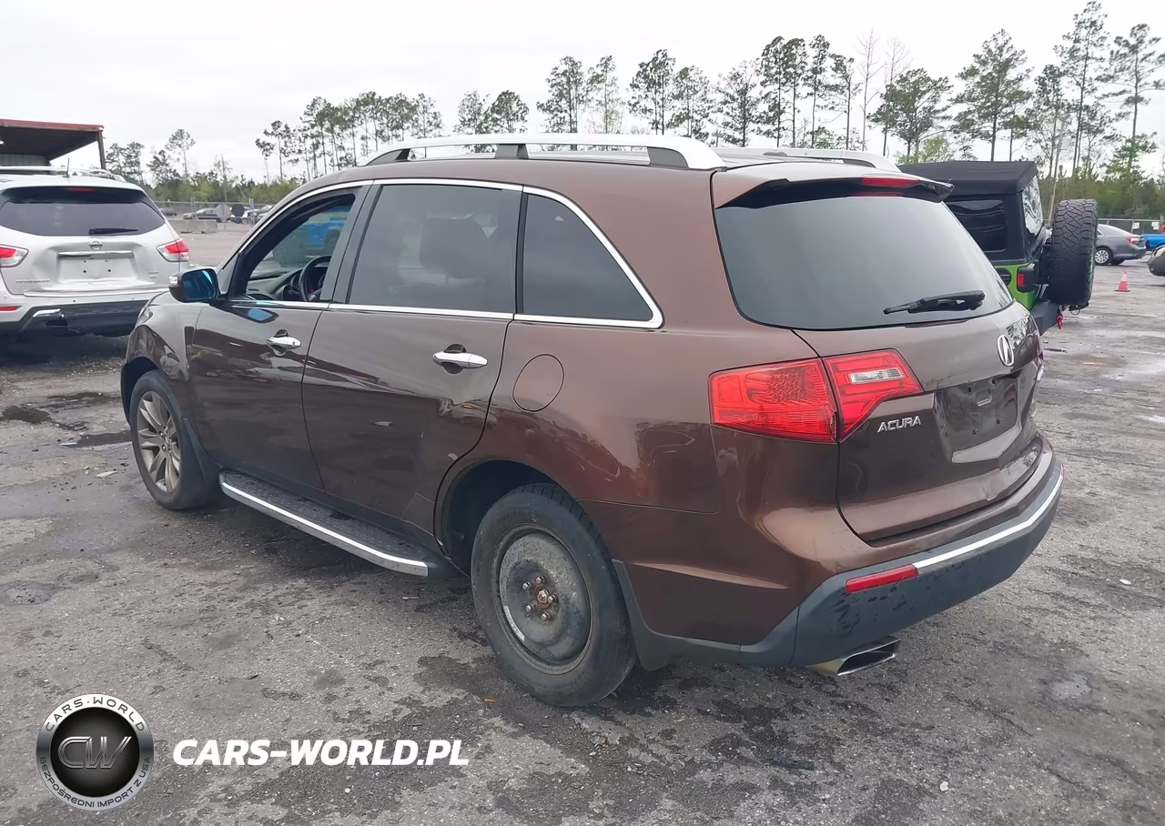 2011 Acura Mdx Advance Package VIN:2HNYD2H59BH525554 - 3