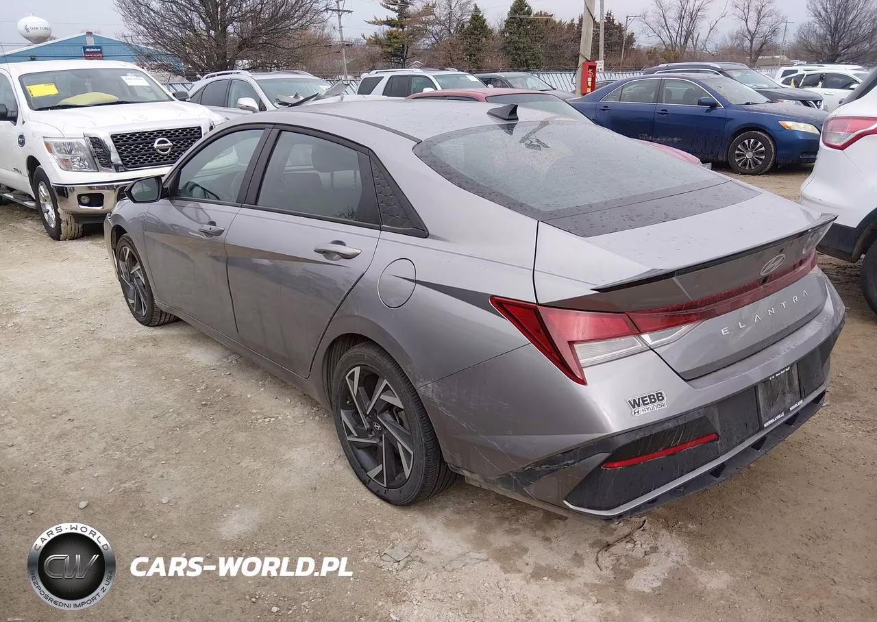 2025 Hyundai Elantra Sel Sport VIN:KMHLM4DG0SU027125 - 3
