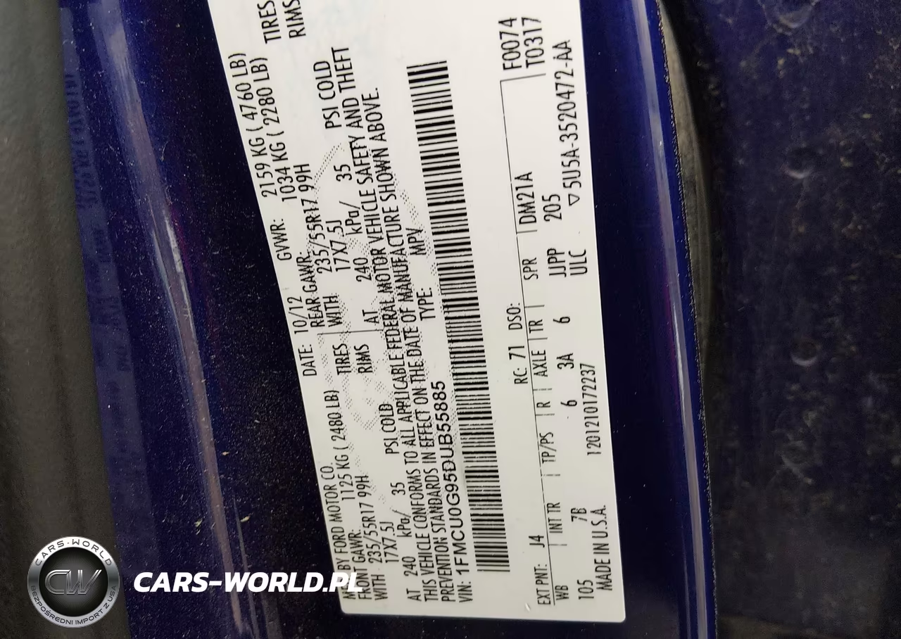 2013 Ford Escape Se VIN:1FMCU0G95DUB55885 - 9