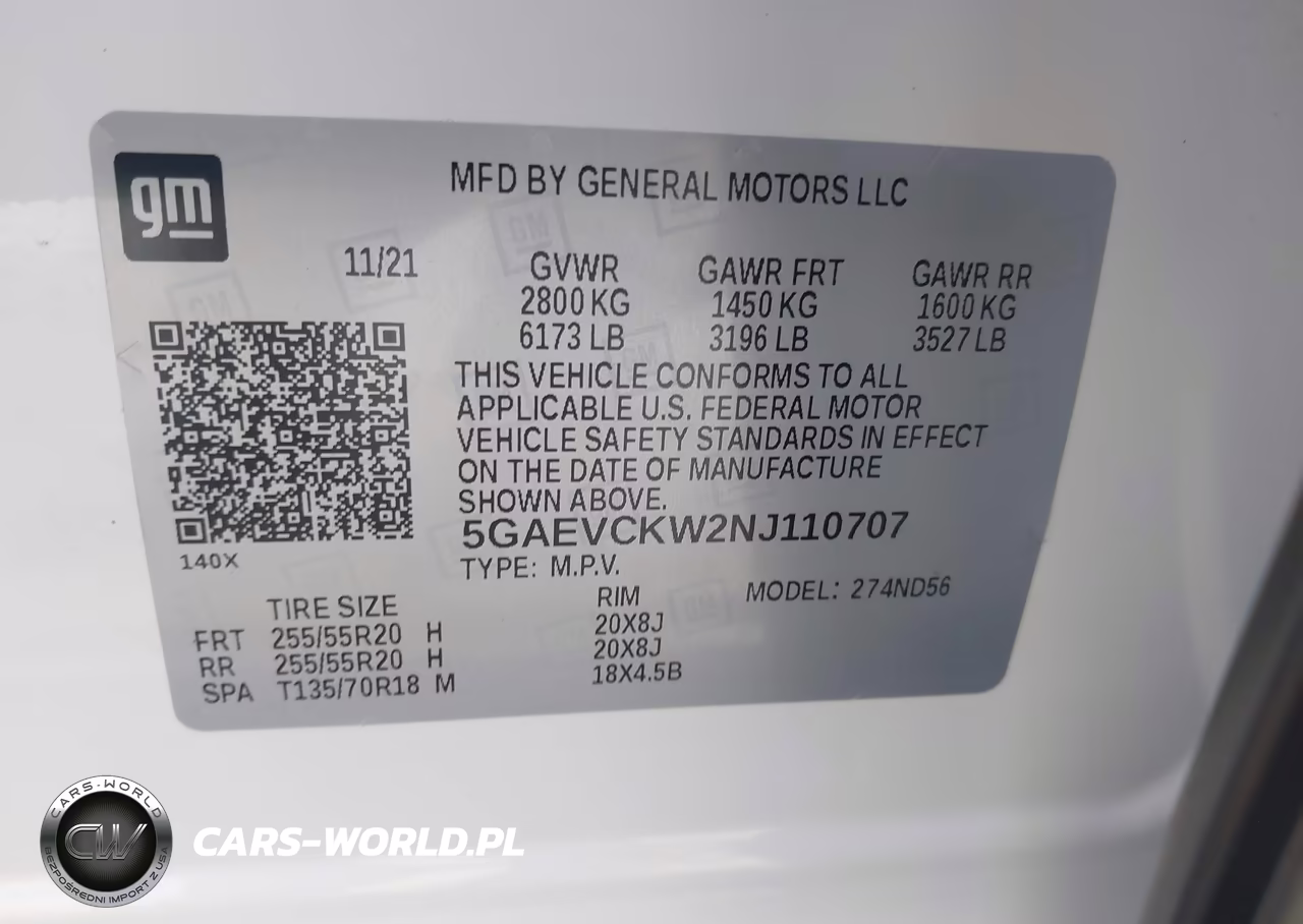 2022 Buick Enclave Awd Avenir VIN:5GAEVCKW2NJ110707 - 9