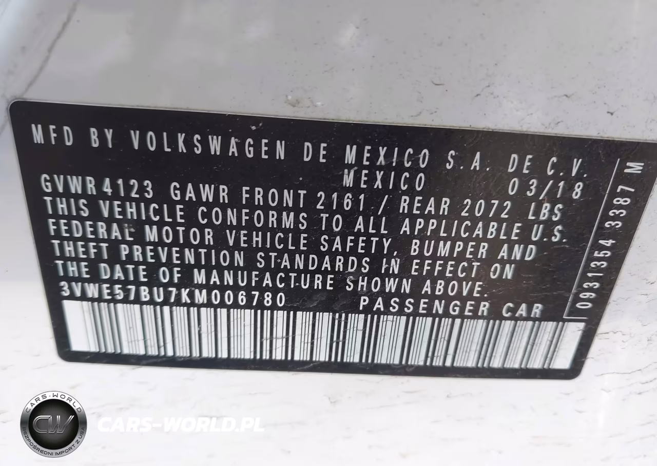 2019 Volkswagen Jetta 1.4T Sel VIN:3VWE57BU7KM006780 - 9