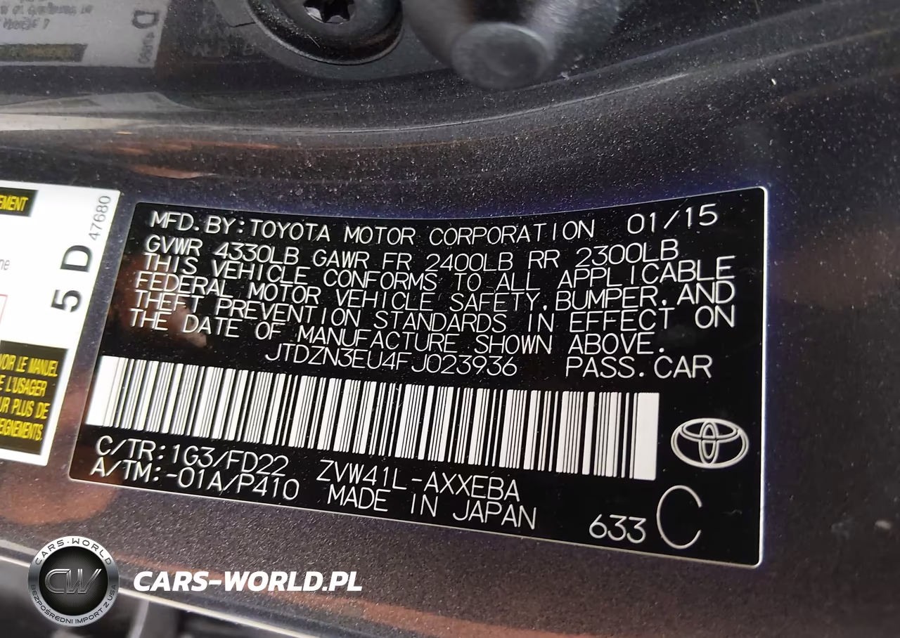 2015 Toyota Prius V Three VIN:JTDZN3EU4FJ023936 - 9