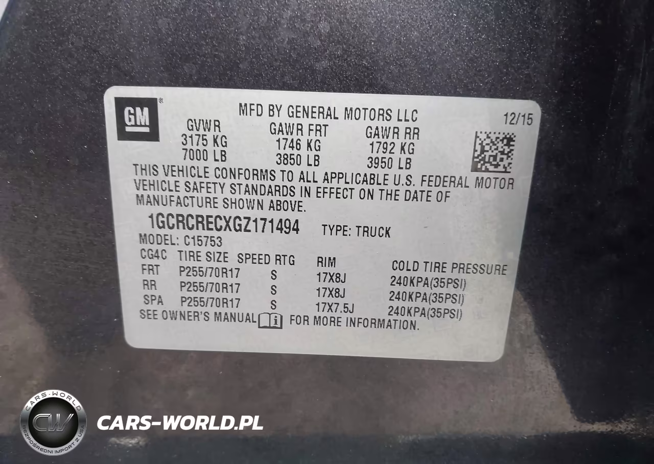 2016 Chevrolet Silverado 1500 1Lt VIN:1GCRCRECXGZ171494 - 9