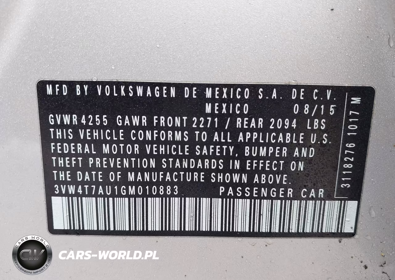 2016 Volkswagen Golf Gti Se 4-Door VIN:3VW4T7AU1GM010883 - 9
