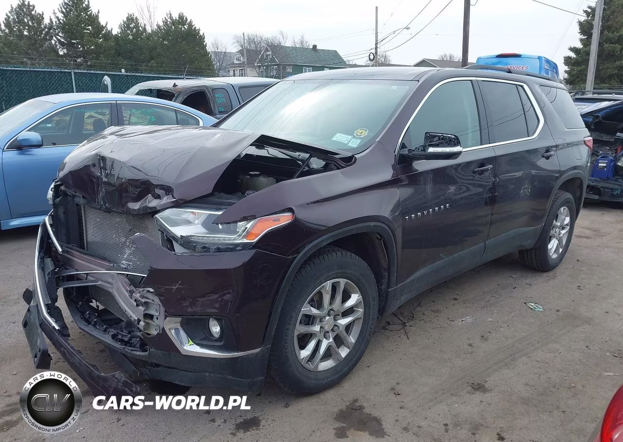 2020 Chevrolet Traverse Awd Lt Cloth VIN:1GNEVGKW2LJ313106 - 2