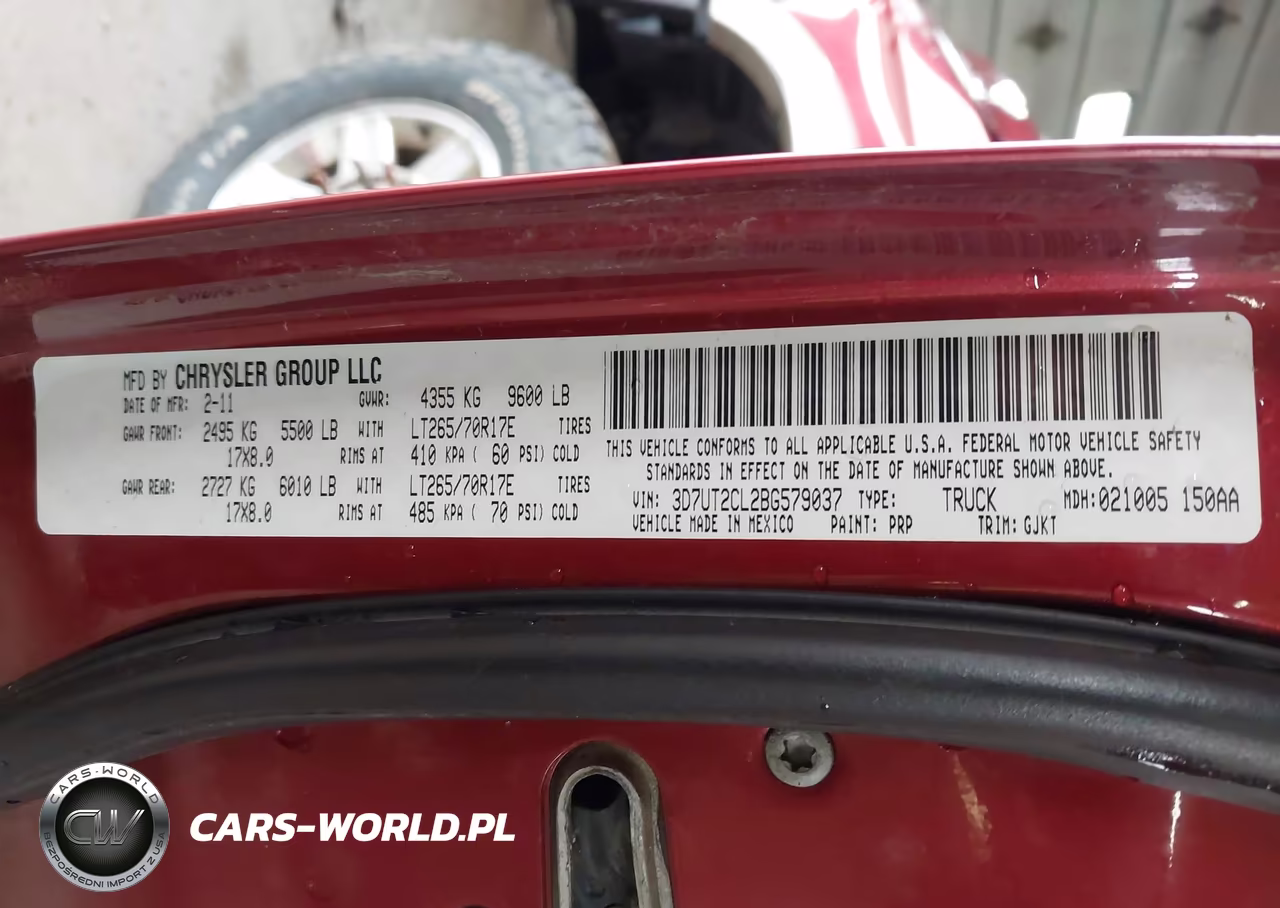 2011 Ram Ram 2500 Laramie VIN:3D7UT2CL2BG579037 - 9