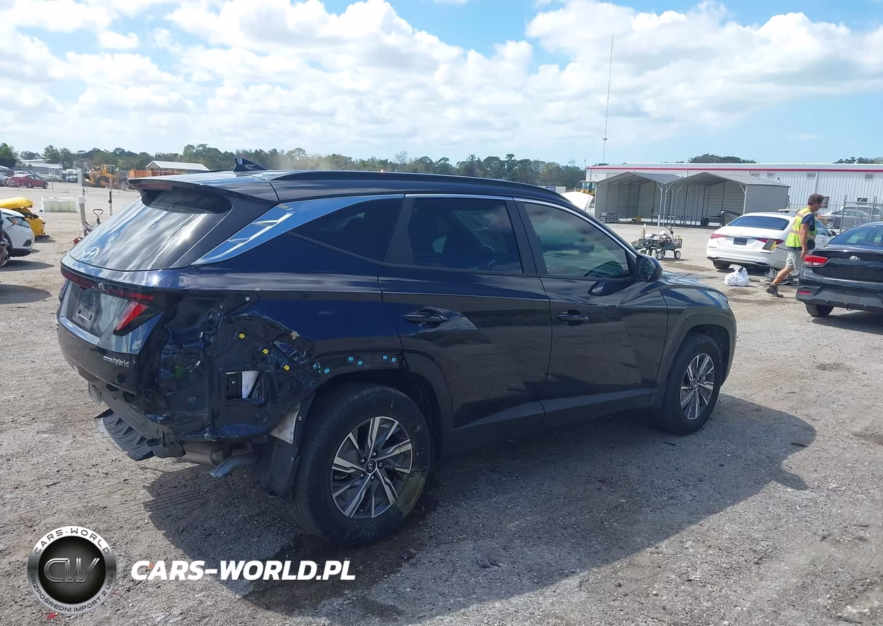 2024 Hyundai Tucson Hybrid Blue VIN:KM8JBCD11RU185356 - 4