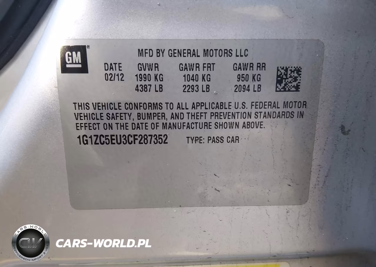 2012 Chevrolet Malibu 1Lt VIN:1G1ZC5EU3CF287352 - 9