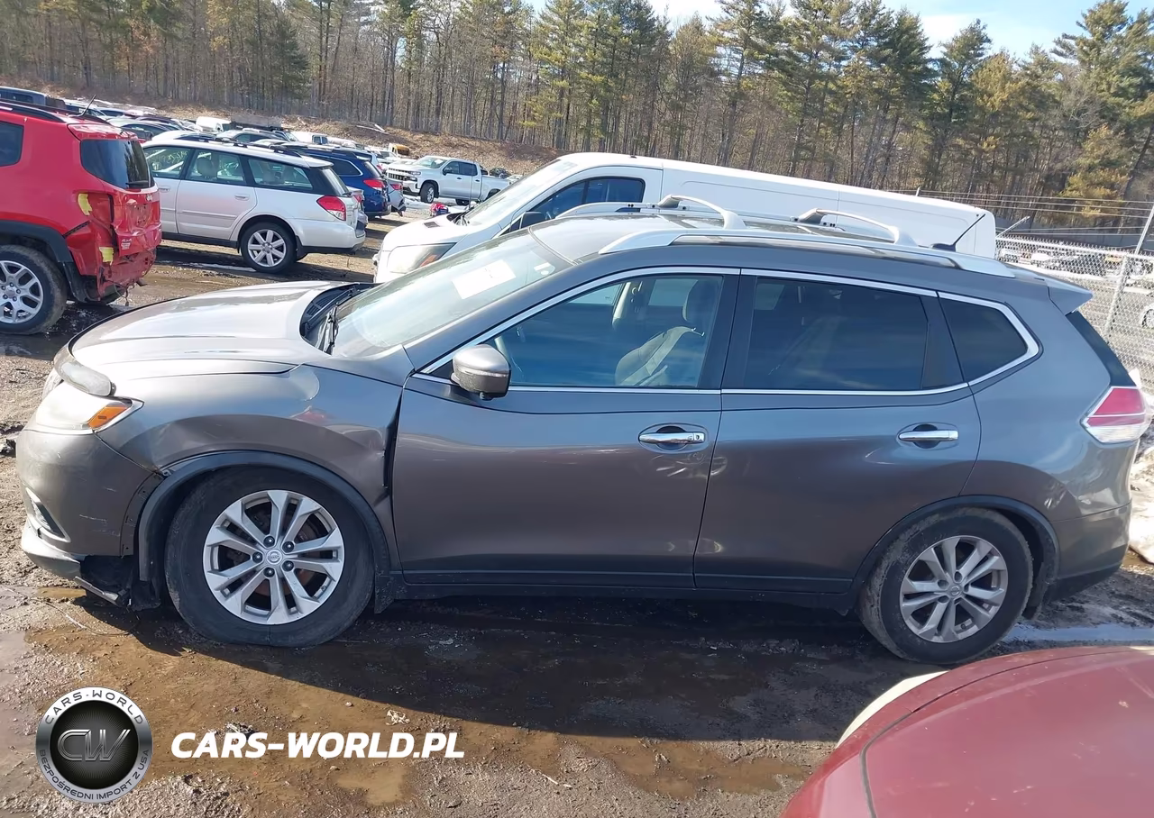 2015 Nissan Rogue Sv VIN:KNMAT2MV3FP553920 - 14