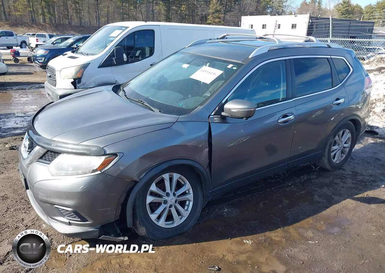 2015 Nissan Rogue Sv VIN:KNMAT2MV3FP553920 - 2