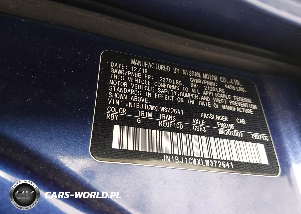 2020 Nissan Rogue Sport S Awd Xtronic Cvt VIN:JN1BJ1CWXLW372641 - 9