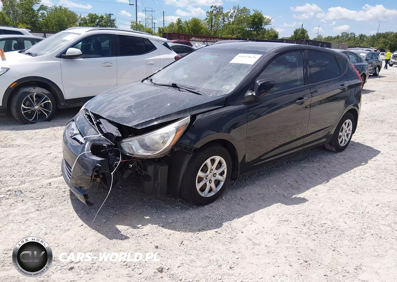 2013 Hyundai Accent Gs VIN:KMHCT5AE8DU084655 - 2