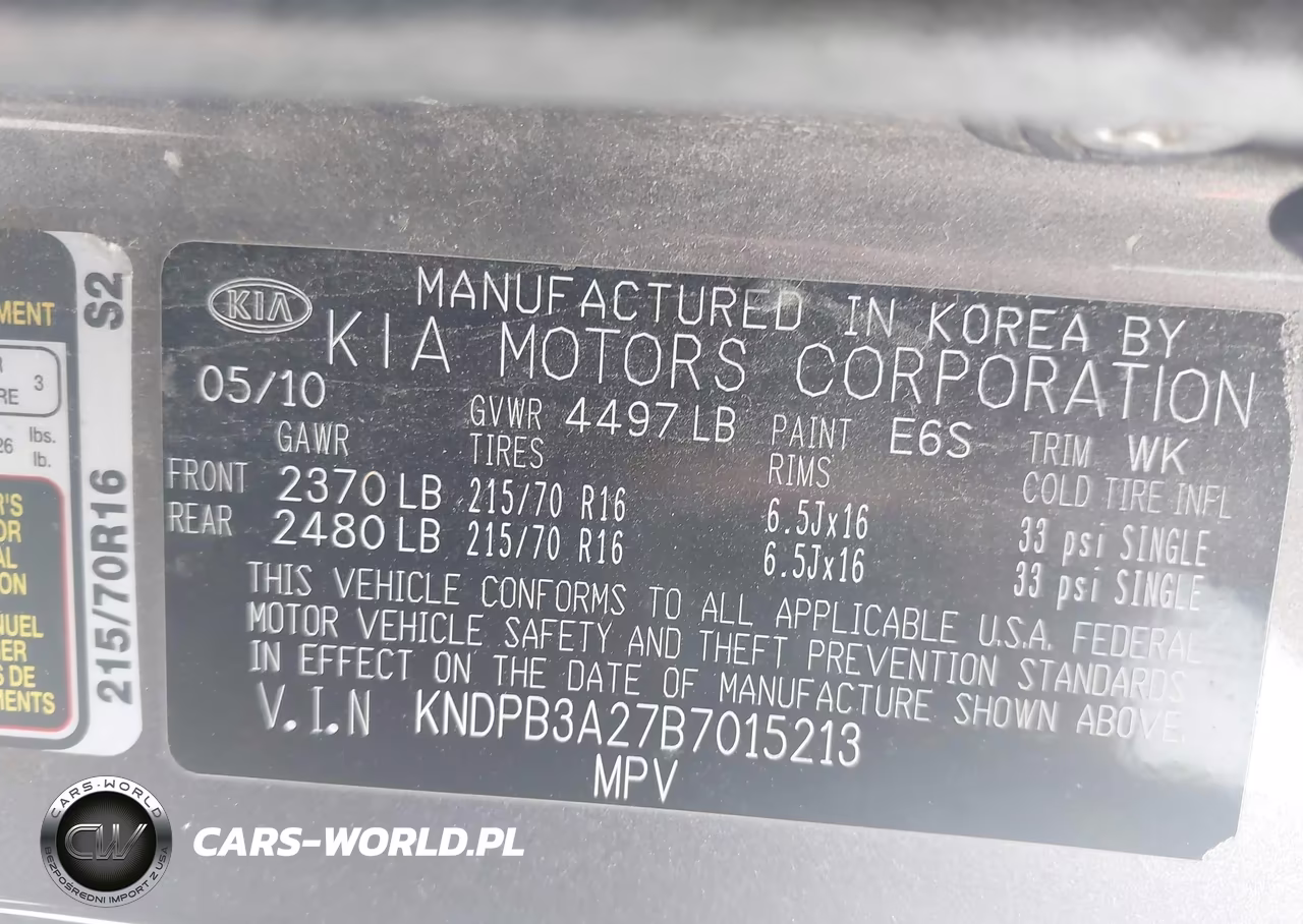 2011 Kia Sportage Lx VIN:KNDPB3A27B7015213 - 9