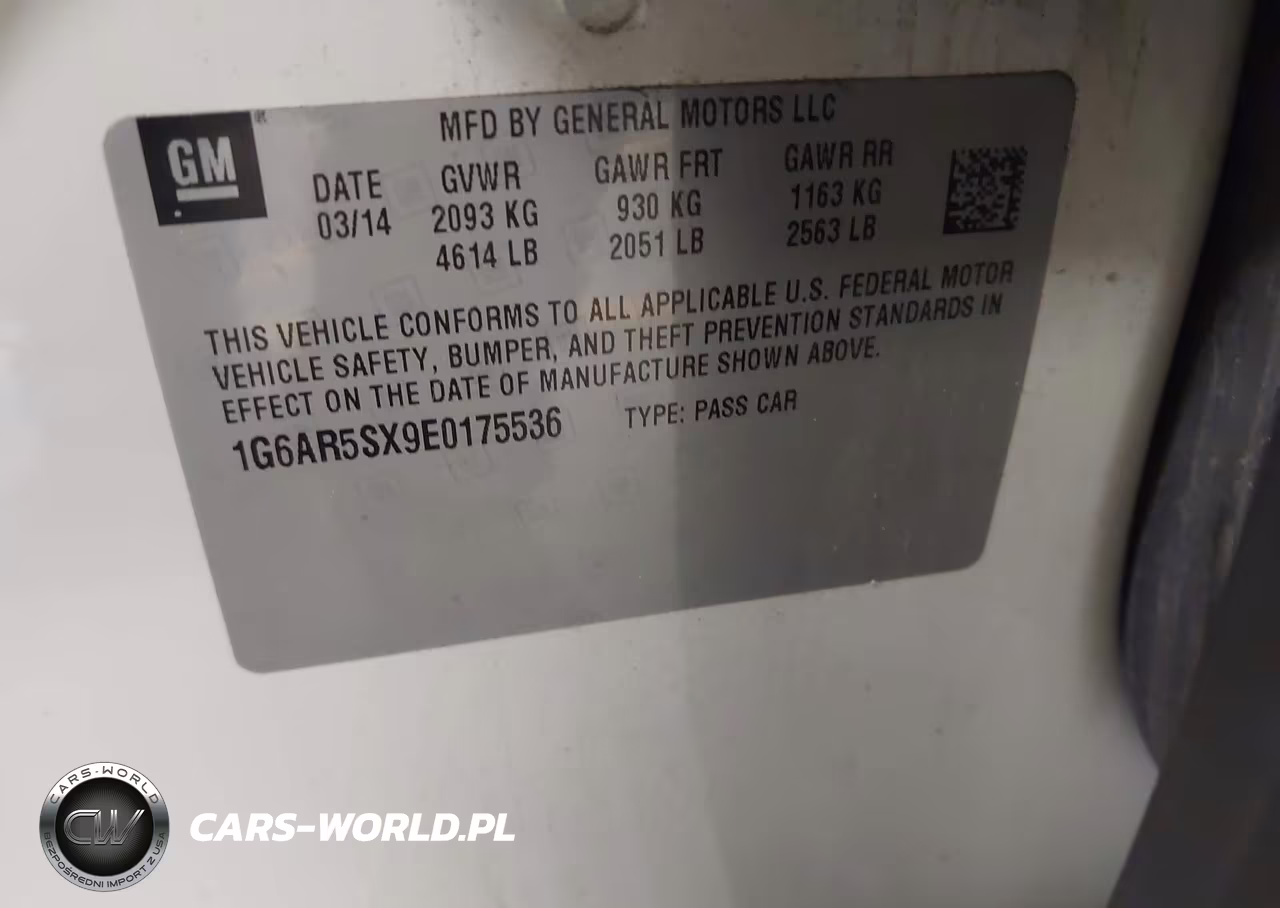 2014 Cadillac Cts Luxury VIN:1G6AR5SX9E0175536 - 9