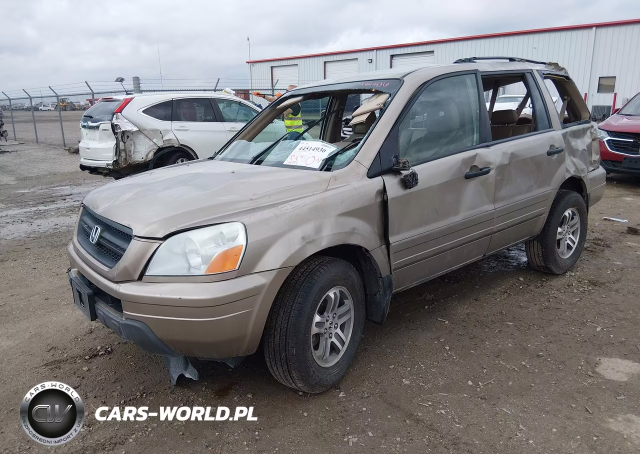 2004 Honda Pilot Ex-L VIN:2HKYF18554H525507 - 2