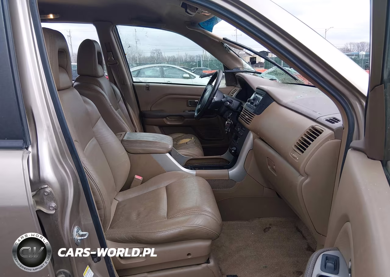 2004 Honda Pilot Ex-L VIN:2HKYF18554H525507 - 5