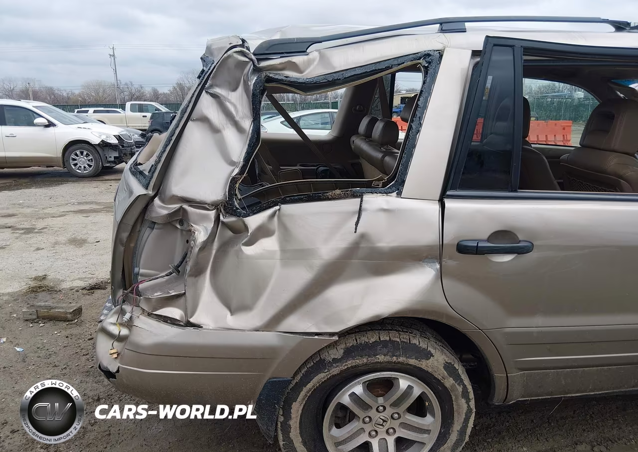 2004 Honda Pilot Ex-L VIN:2HKYF18554H525507 - 6