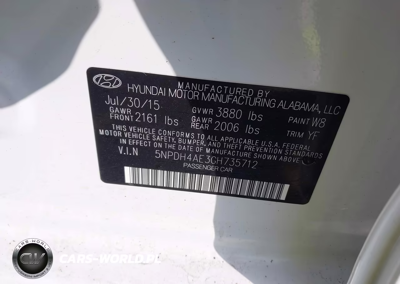 2016 Hyundai Elantra Value Edition VIN:5NPDH4AE3GH735712 - 9
