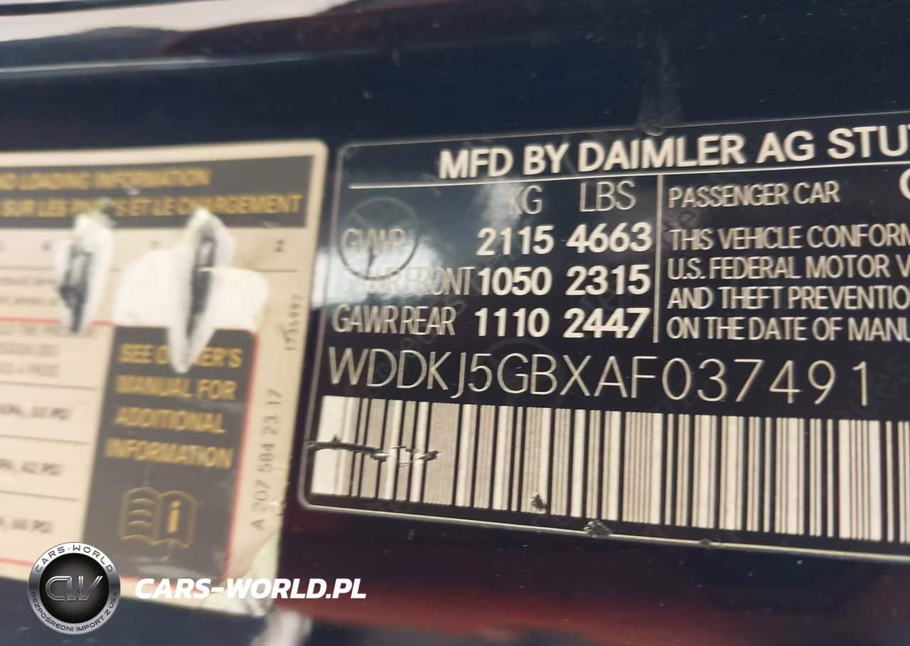 2010 Mercedes-Benz E 350 VIN:WDDKJ5GBXAF037491 - 9