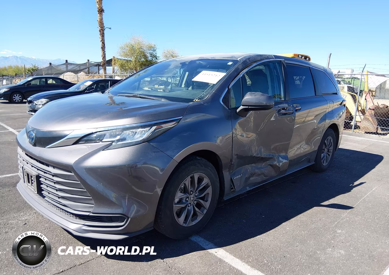 2021 Toyota Sienna Le VIN:5TDKRKEC1MS042709 - 2