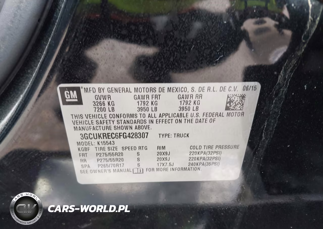 2015 Chevrolet Silverado 1500 1Lt VIN:3GCUKREC6FG428307 - 9