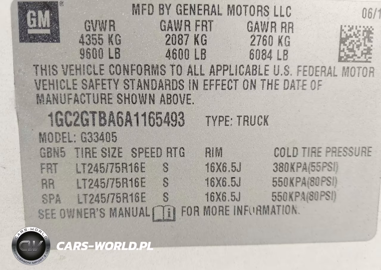 2010 Chevrolet Express 3500 Work Van VIN:1GC2GTBA6A1165493 - 9