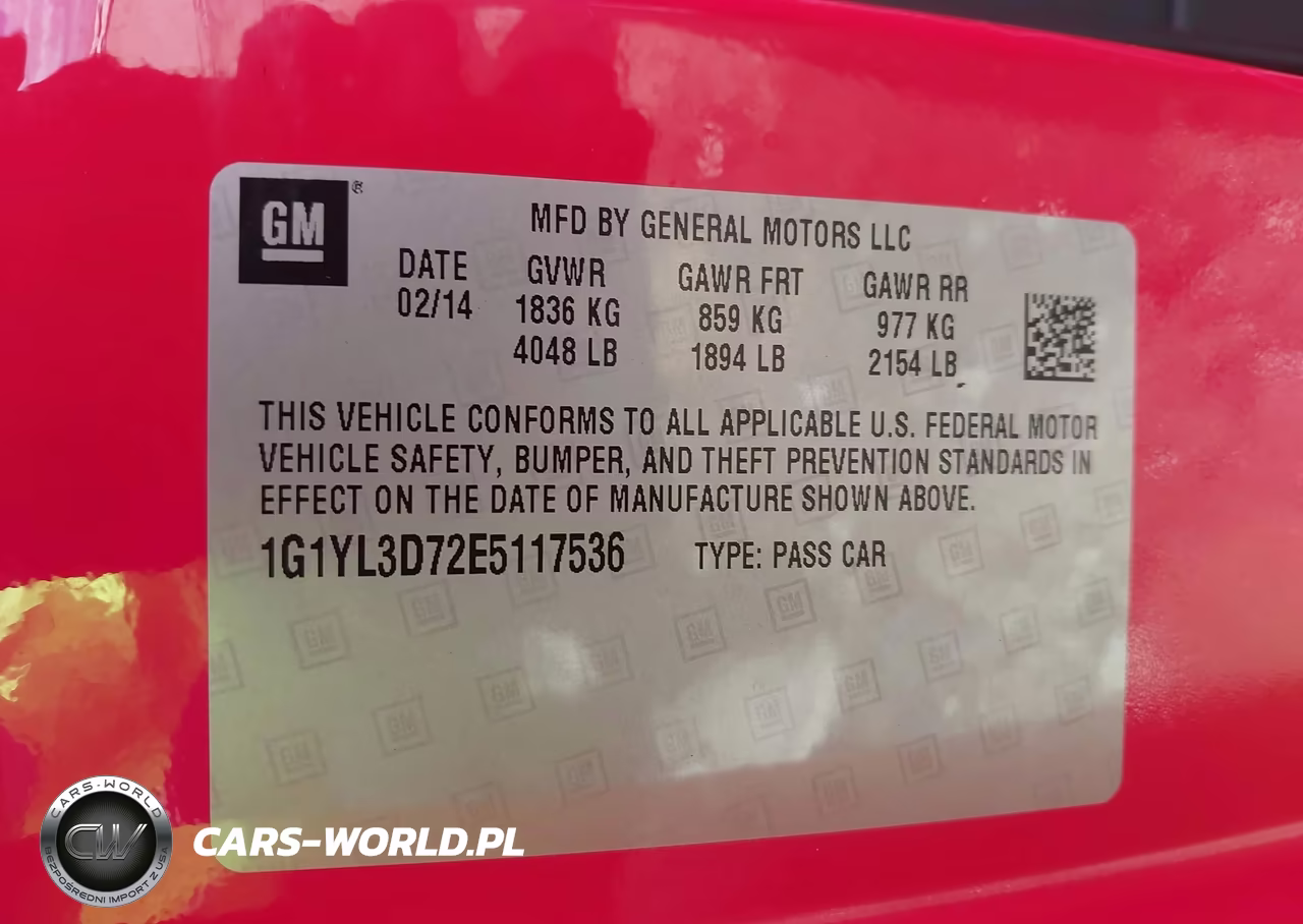 2014 Chevrolet Corvette Stingray Z51 VIN:1G1YL3D72E5117536 - 9